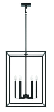 Signature Foyer 6 Light 25" Foyer in Flat Black