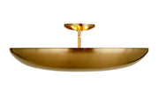 Isabel 5 Light 32" Convertible Semi-Flush in Satin Brass