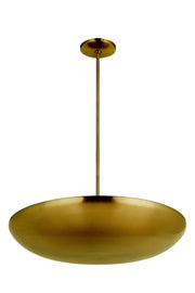 Isabel 5 Light 32" Convertible Semi-Flush in Satin Brass