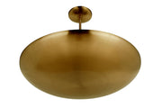 Isabel 5 Light 32" Convertible Semi-Flush in Satin Brass