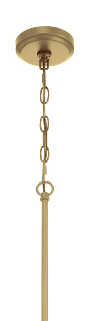 Pleated 1 Light 7.13" Mini Pendant in Premium Bronze