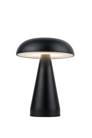 Marta 1 Light 6.38" LED Rechargeable Lamp in Flat Black