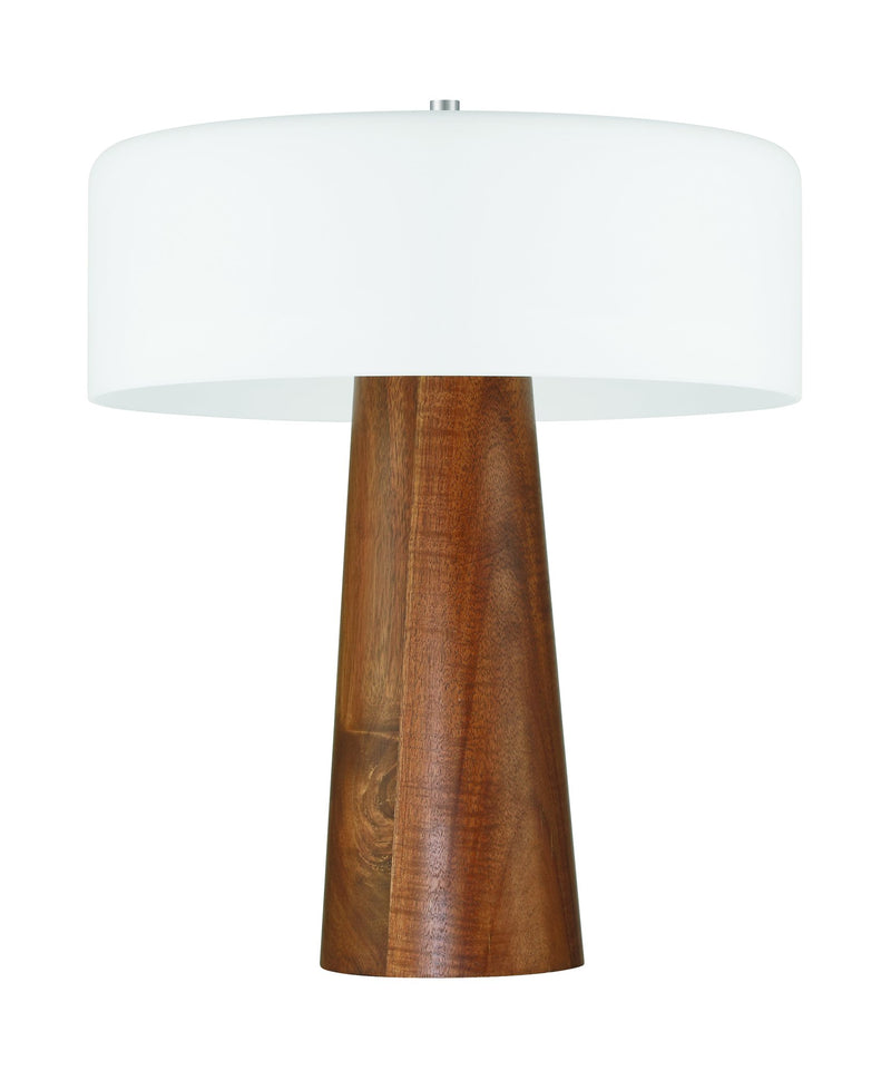 1 Light 14.96" LED Table Lamp in Walnut