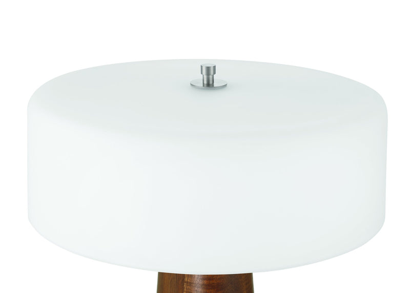 1 Light 14.96" LED Table Lamp in Walnut