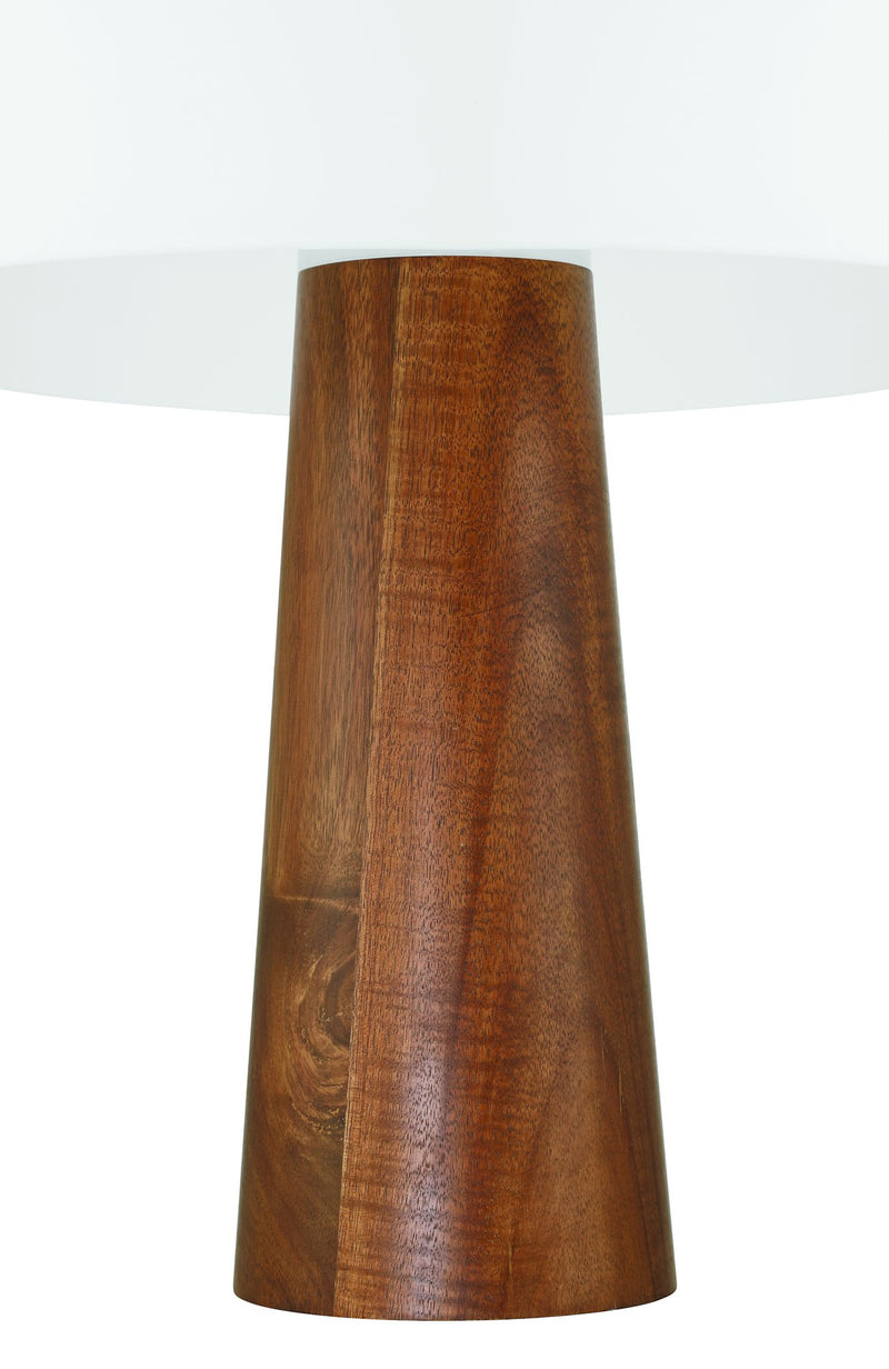 1 Light 14.96" LED Table Lamp in Walnut
