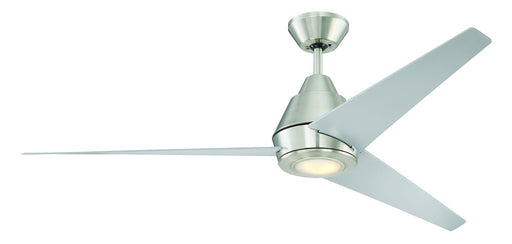 Acadian 56" 3-Blade Ceiling Fan in Brushed Polished Nickel