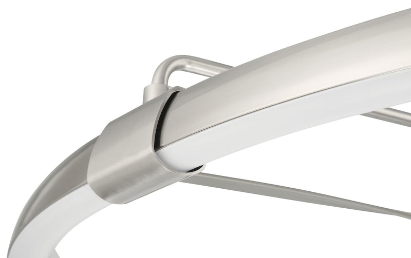 Axel 52" 8-Blade Ceiling Fan in Brushed Polished Nickel