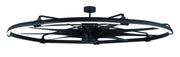 Axel 80" 9-Blade Ceiling Fan in Flat Black