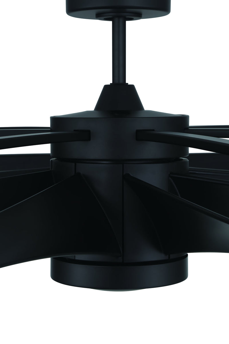 Axel 80" 9-Blade Ceiling Fan in Flat Black
