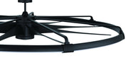 Axel 80" 9-Blade Ceiling Fan in Flat Black