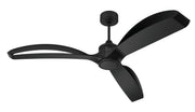 Bandeaux 60" 3-Blade Ceiling Fan in Flat Black
