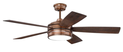 Braxton 52" 5-Blade Ceiling Fan in Brushed Copper