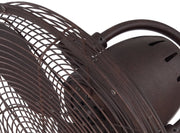 Bellows I 14" 3-Blade Indoor/Outdoor Wall Fan in Aged Bronze Textured