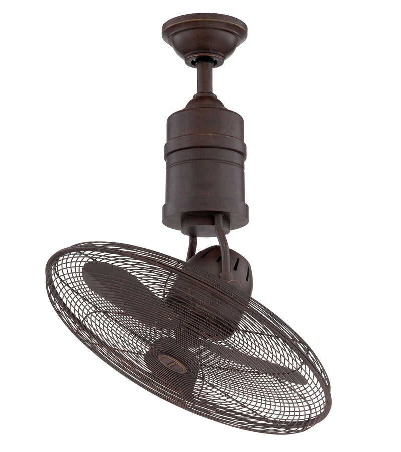 Bellows III 18" 3-Blade Indoor/Outdoor Ceiling Fan in Aged Bronze Textured