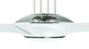 Cam 54" 4-Blade Ceiling Fan in White/Polished Nickel