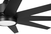 Champion 60" 9-Blade Ceiling Fan in Flat Black