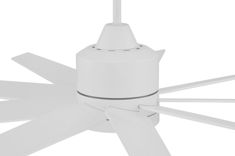 Champion 60" 9-Blade Ceiling Fan in Matte White