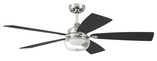 Chandler 52" 5-Blade Ceiling Fan in Polished Nickel