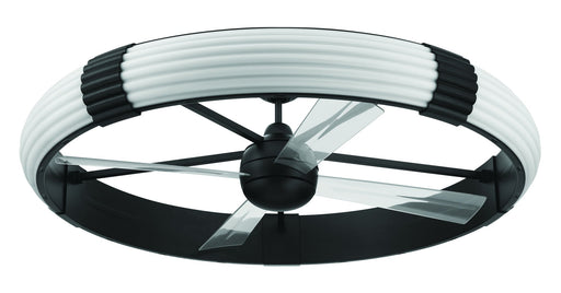 Cipriani 57" 4-Blade Ceiling Fan in Flat Black