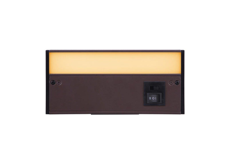 8" Under Cabinet LED Light Bar in Bronze