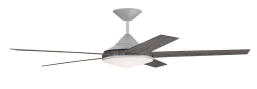 Delaney 60" 5-Blade Indoor/Outdoor Ceiling Fan in Painted Nickel