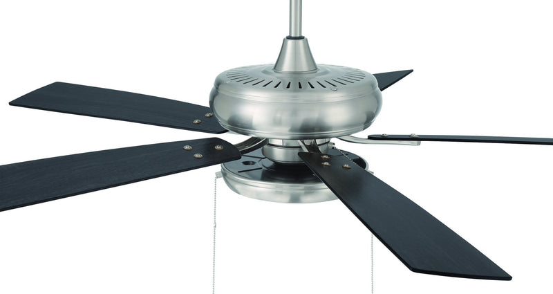 Eos 52" 5-Blade Ceiling Fan, LED Light Kit Included in Brushed Polished Nickel