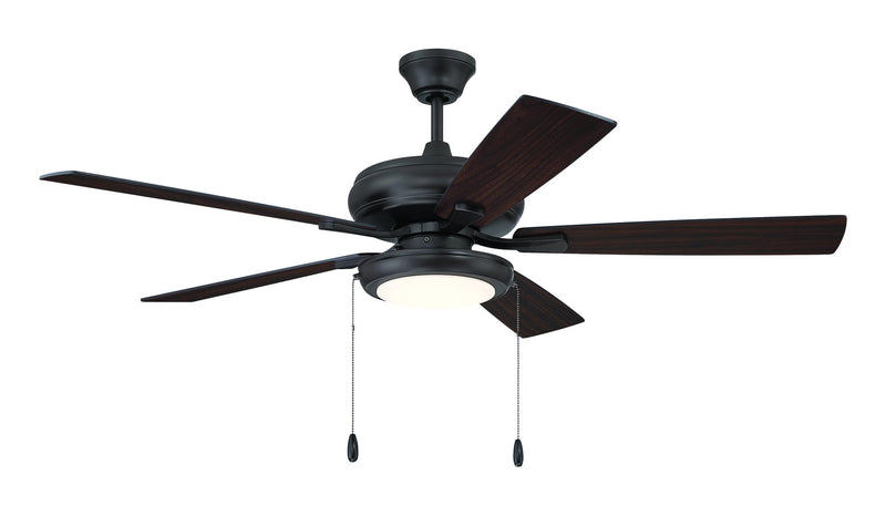 Eos 52" 5-Blade Ceiling Fan, LED Light Kit Included in Classic Bronze