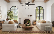 Eos 52" 5-Blade Ceiling Fan, LED Light Kit Included in Classic Bronze
