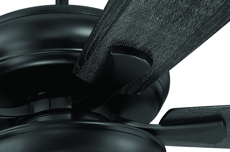 Eos 52" 5-Blade Ceiling Fan, LED Light Kit Included in Flat Black