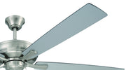 Eos 60" 5-Blade Ceiling Fan in Brushed Polished Nickel