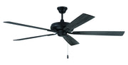 Eos 60" 5-Blade Ceiling Fan in Flat Black