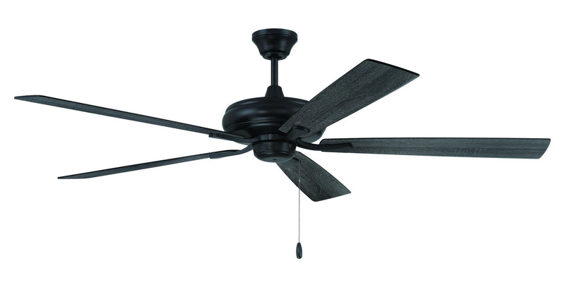 Eos 60" 5-Blade Ceiling Fan in Flat Black
