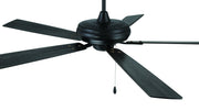 Eos 60" 5-Blade Ceiling Fan in Flat Black