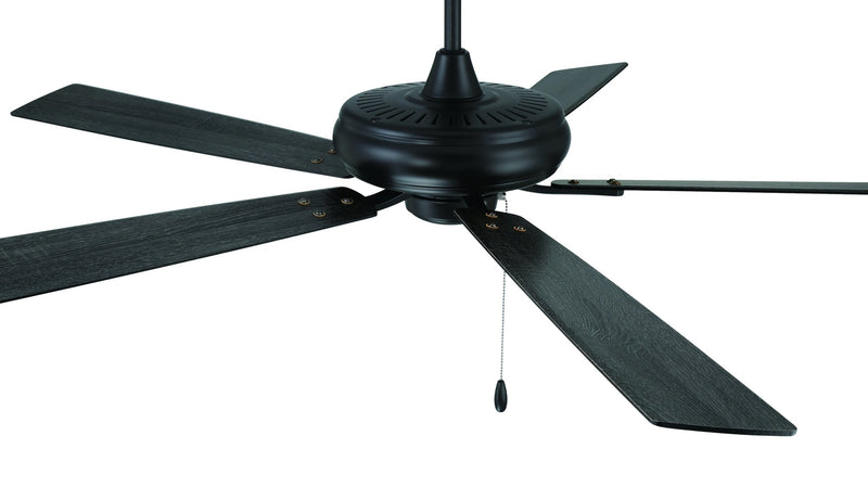 Eos 60" 5-Blade Ceiling Fan in Flat Black