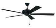 Eos 60" 5-Blade Ceiling Fan in Flat Black