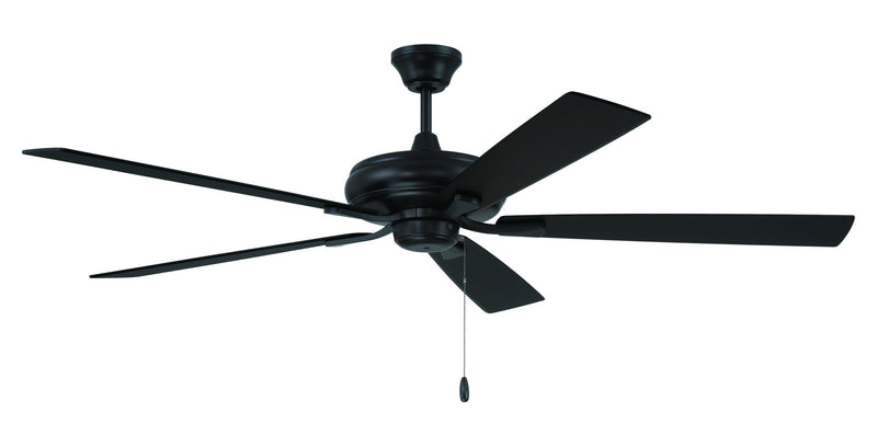 Eos 60" 5-Blade Ceiling Fan in Flat Black
