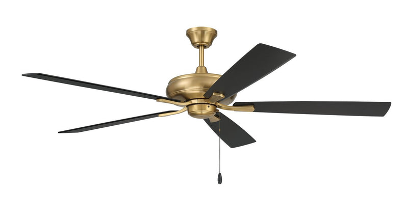 Eos 60" 5-Blade Ceiling Fan in Satin Brass