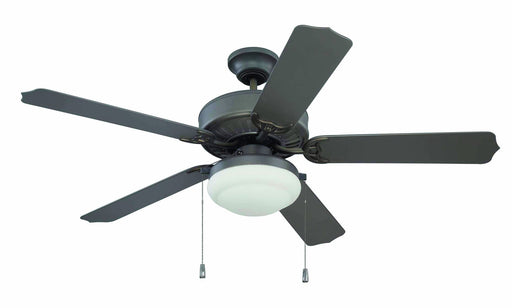 Enduro Plastic 52" 5-Blade Ceiling Fan with Light Kit in Espresso