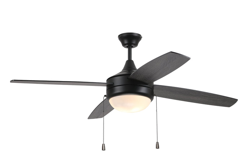 Phaze Energy Star 4 52" 4-Blade Ceiling Fan in Flat Black