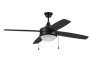 Phaze Energy Star 4 52" 4-Blade Ceiling Fan in Flat Black