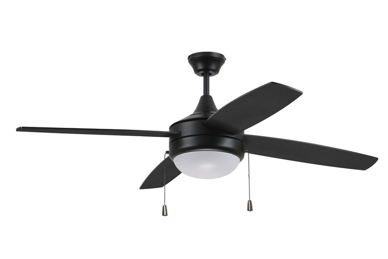 Phaze Energy Star 4 52" 4-Blade Ceiling Fan in Flat Black