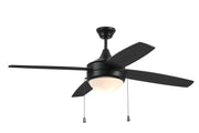 Phaze Energy Star 4 52" 4-Blade Ceiling Fan in Flat Black