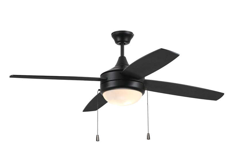 Phaze Energy Star 4 52" 4-Blade Ceiling Fan in Flat Black