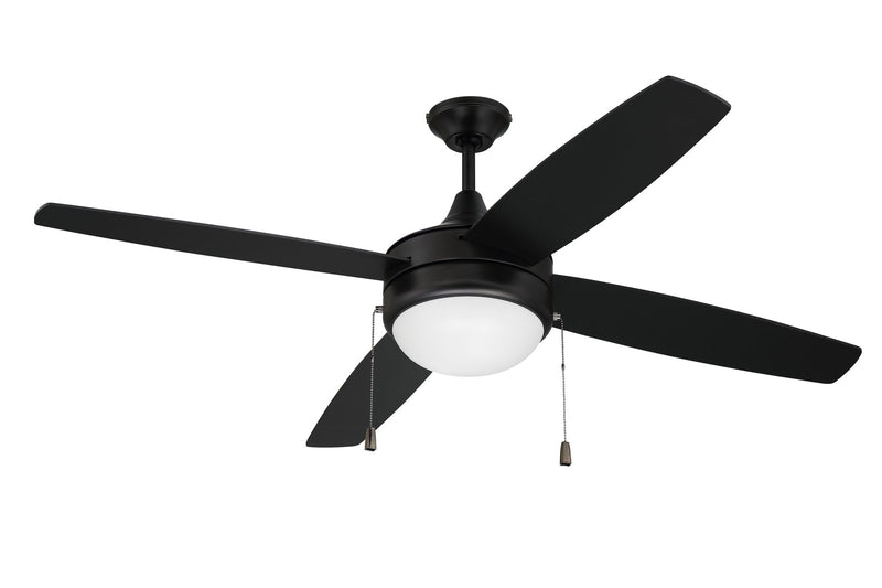 Phaze Energy Star 4 52" 4-Blade Ceiling Fan in Flat Black