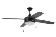 Phaze Energy Star 4 52" 4-Blade Ceiling Fan in Flat Black