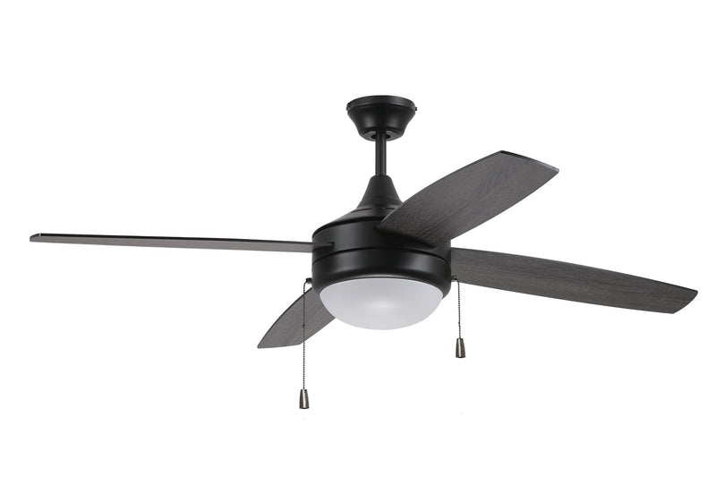 Phaze Energy Star 4 52" 4-Blade Ceiling Fan in Flat Black