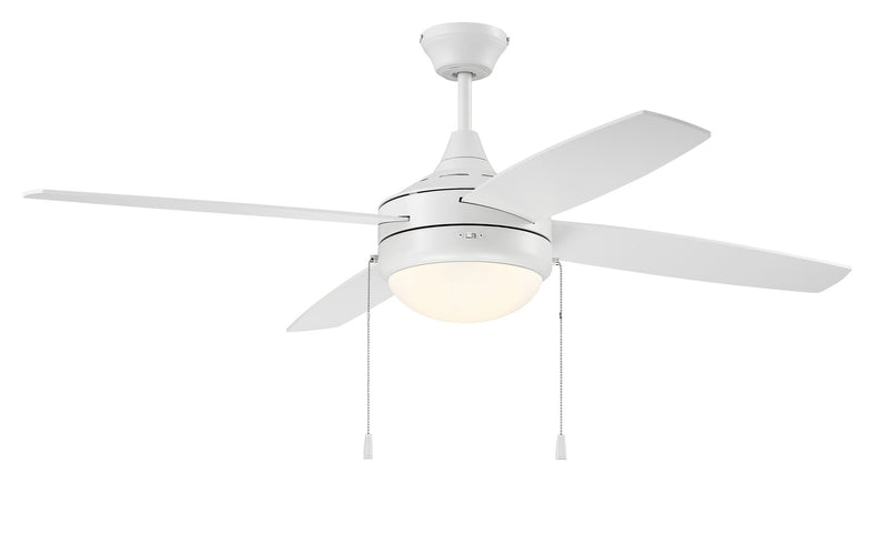 Phaze Energy Star 4 52" 4-Blade Ceiling Fan in White