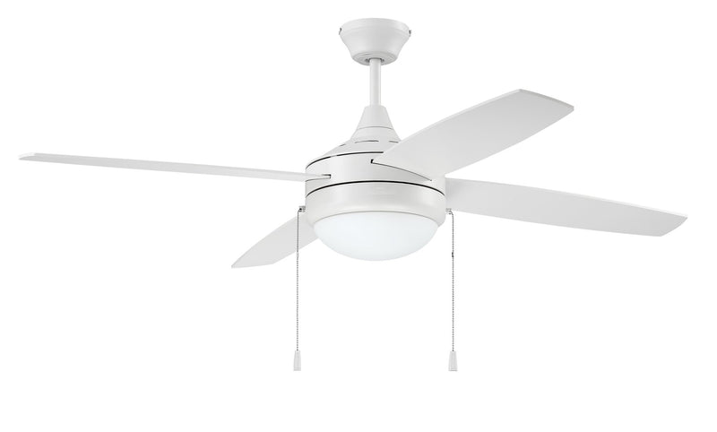 Phaze Energy Star 4 52" 4-Blade Ceiling Fan in White