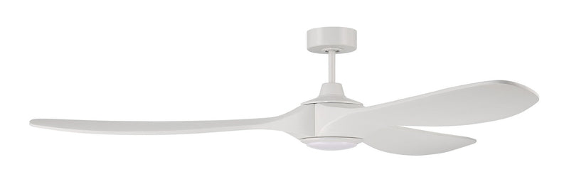 Envy 72" 3-Blade Indoor/Outdoor Ceiling Fan in White