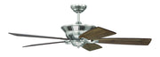Forum 52" 5-Blade Ceiling Fan in Brushed Polished Nickel